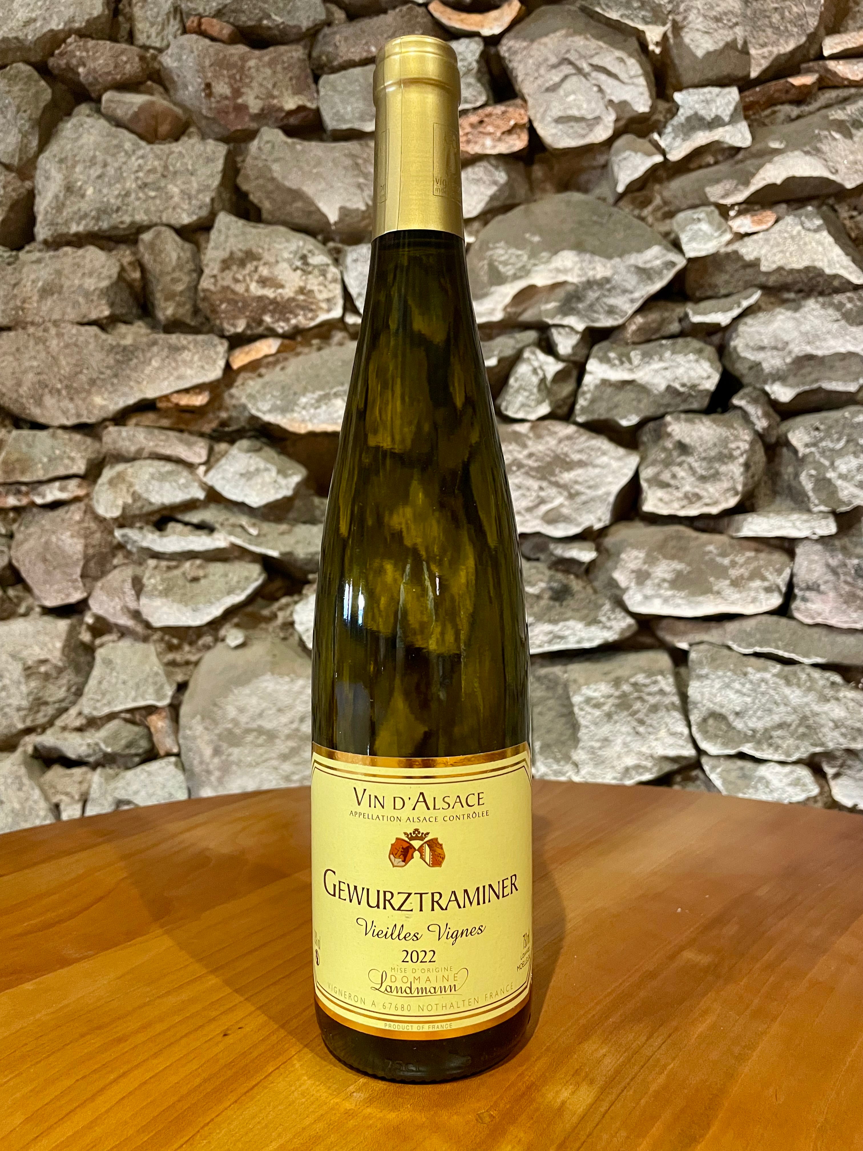 Gewurztraminer Vieilles Vignes 2022, Semi-Sweet – Domaine Landmann